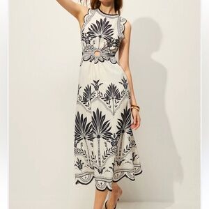 Commence NWT Black and White (📣Vacation) Dress Size Small with fit an XS!